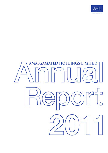 Thumbnail EVT Limited Annual Report 2011
