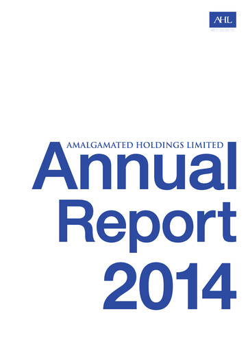 Thumbnail EVT Limited Annual Report 2014