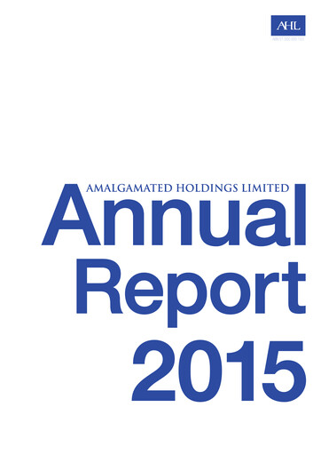 Thumbnail EVT Limited Annual Report 2015
