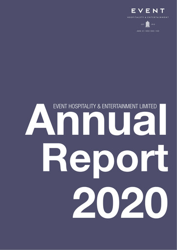 Thumbnail EVT Limited Annual Report 2020