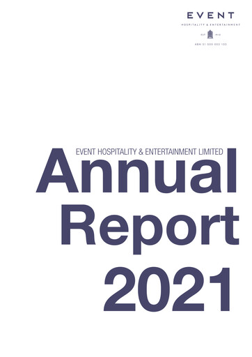 Thumbnail EVT Limited Annual Report 2021