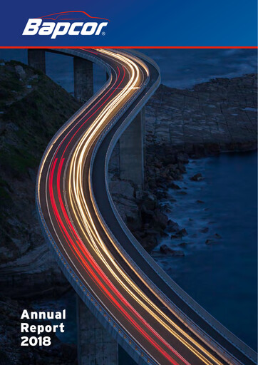 Thumbnail Bapcor Limited Annual Report 2018