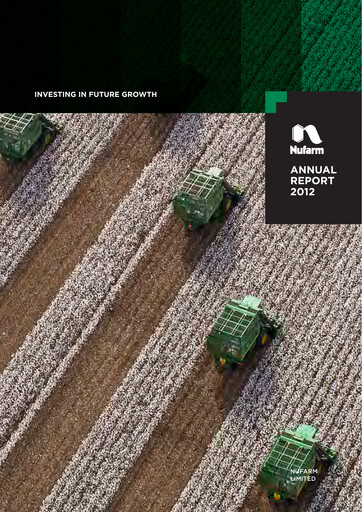 Vorschaubild Nufarm Jahresbericht 2012