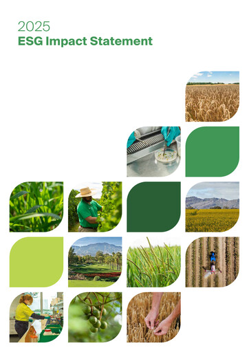 Thumbnail Nufarm ESG Report 2025