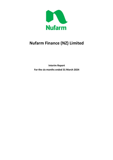 Thumbnail Nufarm Financial Report 2024-h1