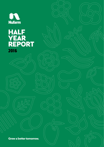 Thumbnail Nufarm Half-year Report 2016-h1
