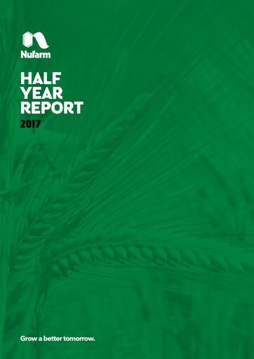 Thumbnail Nufarm Half-year Report 2017-h1