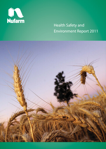 Thumbnail Nufarm Sustainability Report 2011