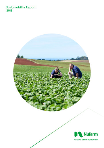 Thumbnail Nufarm Sustainability Report 2018
