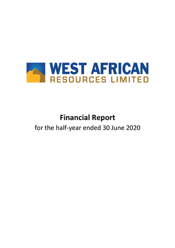 Vorschaubild West African Resources Halbjahresbericht 2020-h1