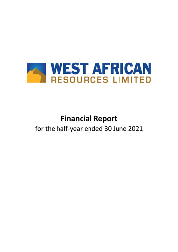 Vorschaubild West African Resources Halbjahresbericht 2021-h1