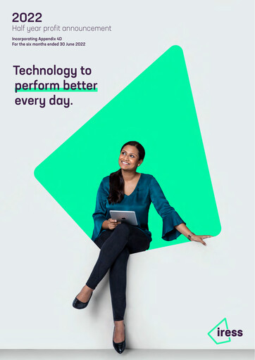 Thumbnail Iress Limited Half-year Report 2022-h1