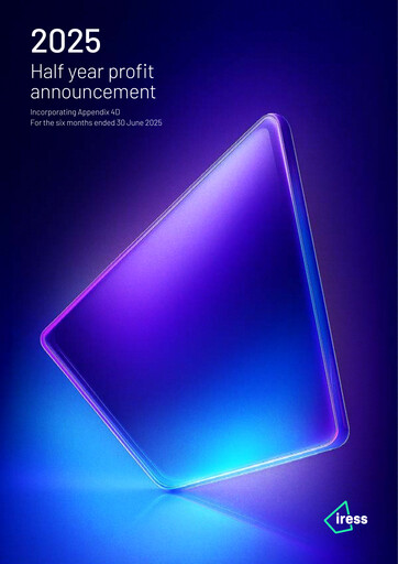 Thumbnail Iress Limited Half-year Report 2025-h1