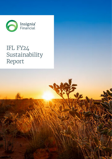 Thumbnail Insignia Financial (IOOF) Sustainability Report 2024