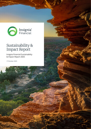 Thumbnail Insignia Financial (IOOF) Sustainability Report 2025