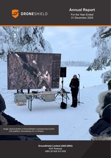 Vorschaubild DroneShield Jahresbericht 2025