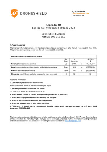 Thumbnail DroneShield Half-year Report 2023-h1