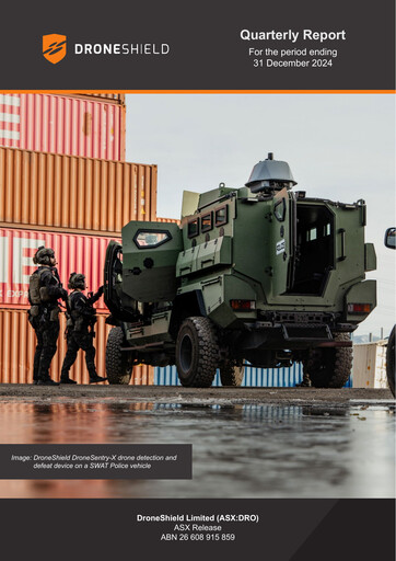 Thumbnail DroneShield Quarterly Report 2024-q4