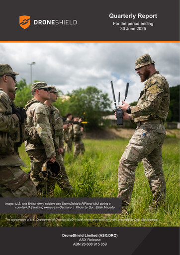 Thumbnail DroneShield Quarterly Report 2025-q2