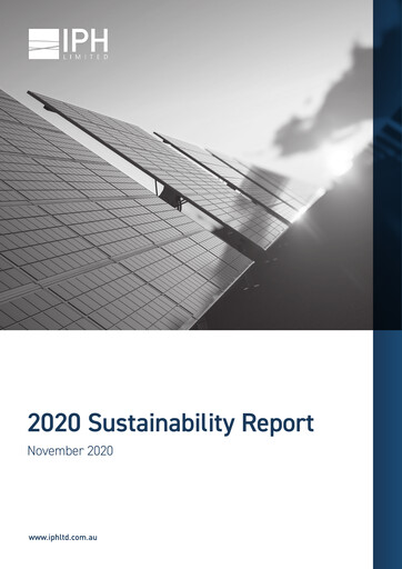 Thumbnail IPH Limited Sustainability Report 2020