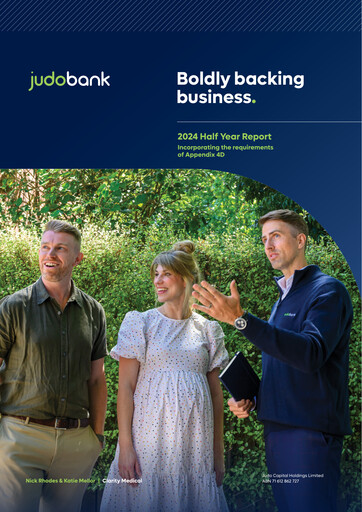 Miniature Judo Capital Holdings Rapport semestriel 2024-h1