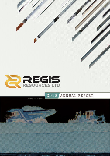 Thumbnail Regis Resources Annual Report 2010
