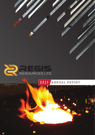Thumbnail Regis Resources Annual Report 2011
