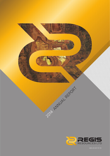 Thumbnail Regis Resources Annual Report 2014