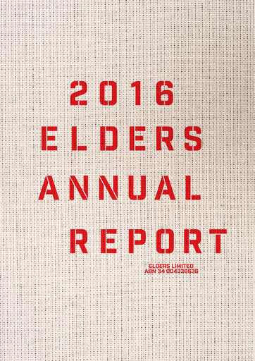 Thumbnail Elders Limited Annual Report 2016