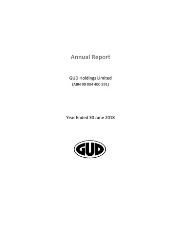 Thumbnail Amotiv Limited Annual Report 2018