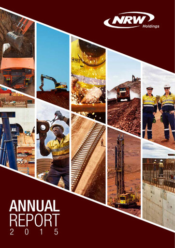 Thumbnail NRW Holdings Limited Annual Report 2015