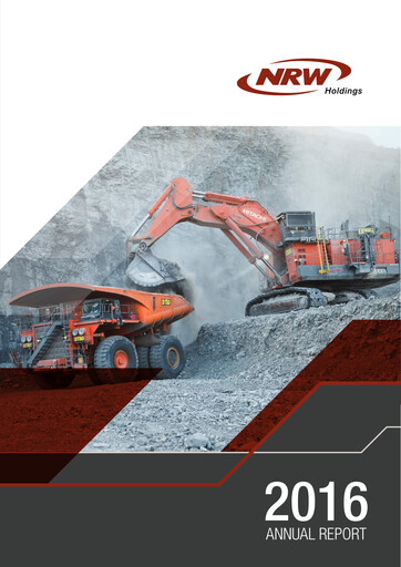 Thumbnail NRW Holdings Limited Annual Report 2016