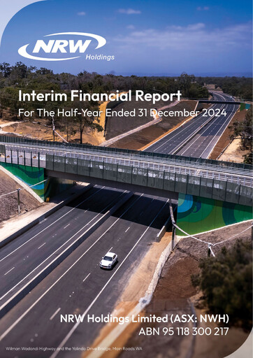 Thumbnail NRW Holdings Limited Financial Report 2025-h1