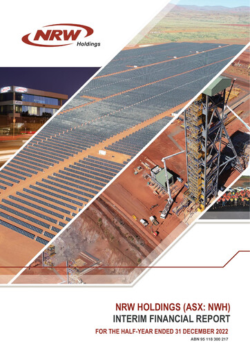 Thumbnail NRW Holdings Limited Half-year Report 2022-h1