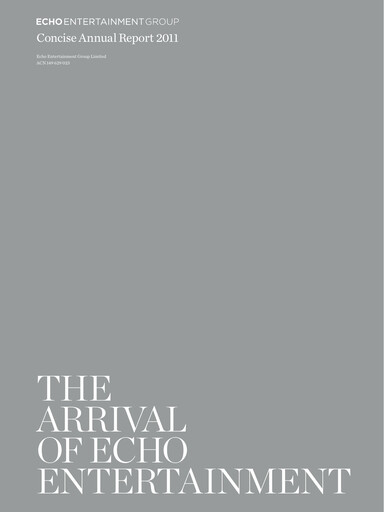 Thumbnail The Star Entertainment Group Annual Report 2011