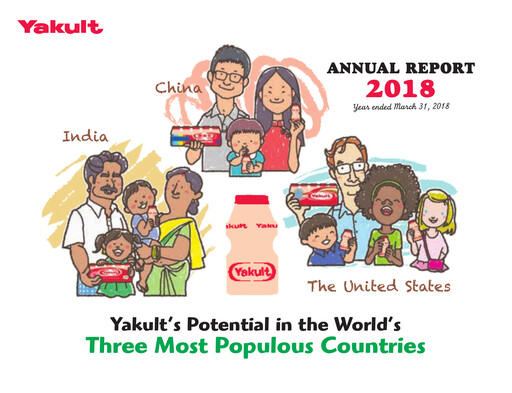 Miniature Yakult Rapport annuel 2018