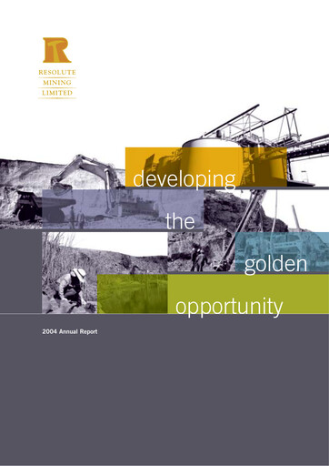 Thumbnail Resolute Mining Annual Report 2004