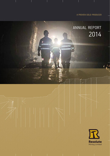 Thumbnail Resolute Mining Annual Report 2014