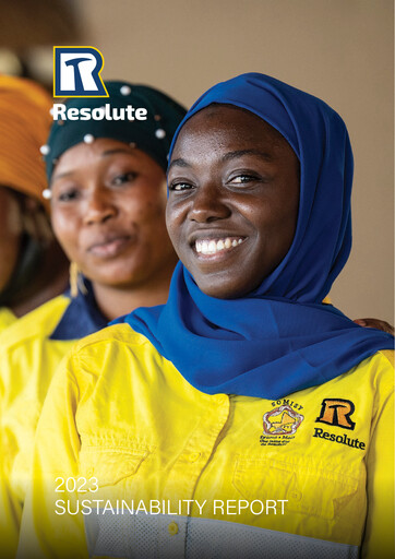 Thumbnail Resolute Mining Sustainability Report 2023