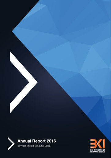 Thumbnail BKI Investment Company Annual Report 2016