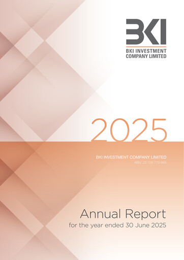 Thumbnail BKI Investment Company Annual Report 2025