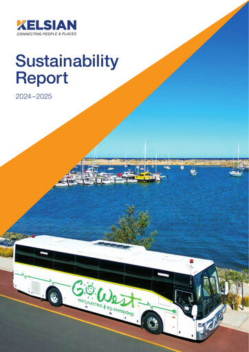 Thumbnail Kelsian Group Sustainability Report 2024-2025