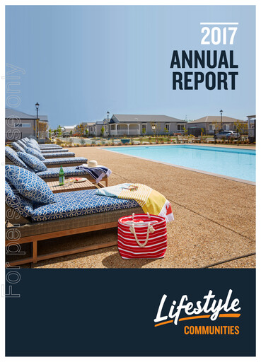 Thumbnail Lifestyle Communities Limited Annual Report 2017