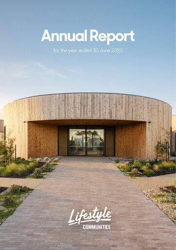 Thumbnail Lifestyle Communities Limited Annual Report 2025