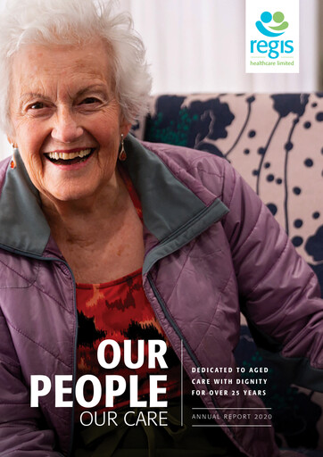 Thumbnail Regis Healthcare Annual Report 2020