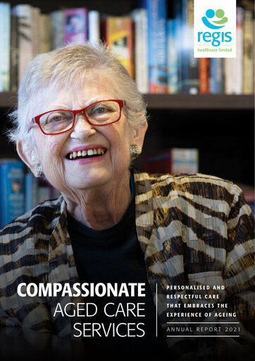 Thumbnail Regis Healthcare Annual Report 2021