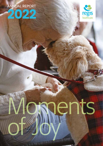 Thumbnail Regis Healthcare Annual Report 2022