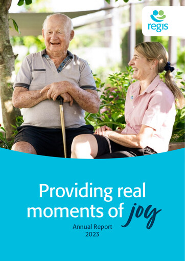 Thumbnail Regis Healthcare Annual Report 2023