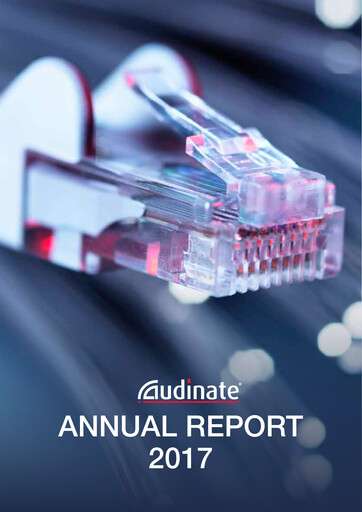 Thumbnail Audinate Group Annual Report 2017