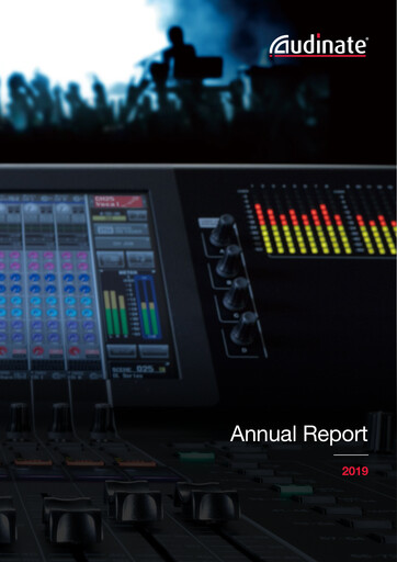Thumbnail Audinate Group Annual Report 2019